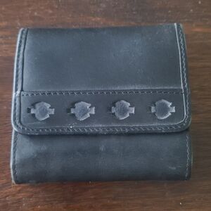Black Leather Wallet, HD Motorcycle